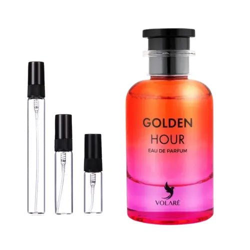 Volare Sample Service – parfum, zijaanzicht
